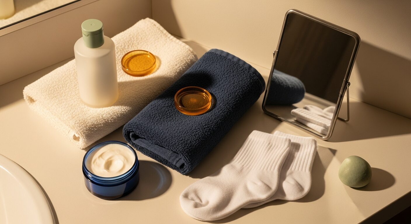 Daily foot care and inspection routine