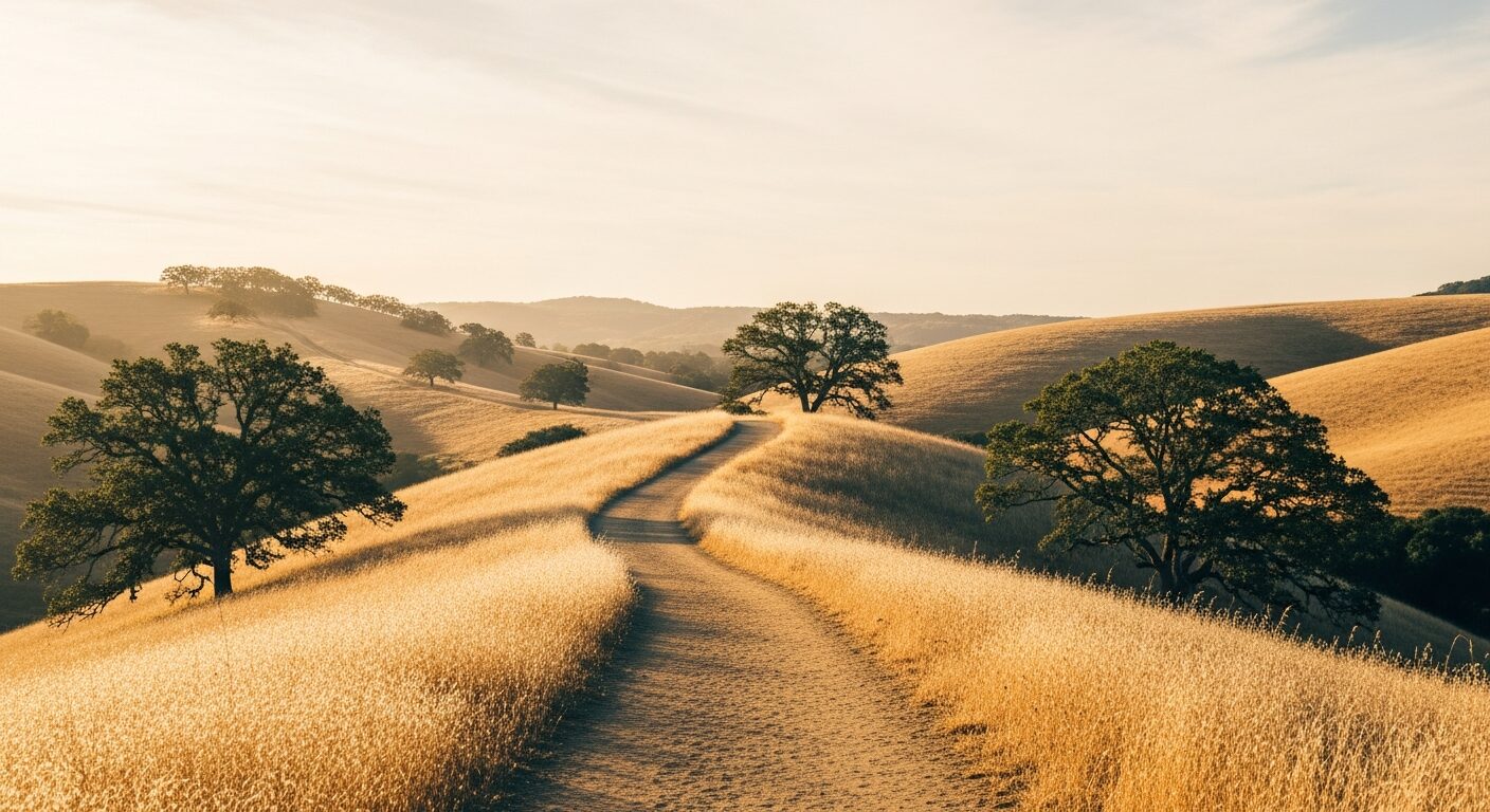 A scenic hiking trail in San Luis Obispo County